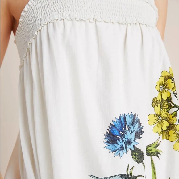 Anthropologie Maeve Beaujardin Maxi Dress Size S Boho Floral Pockets! NWT - Picture 4 of 12